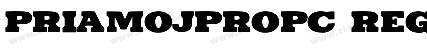 PriamojPropC Regular字体转换